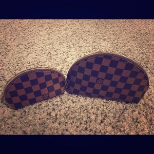 Faux Louis Vuitton Make Up bag set